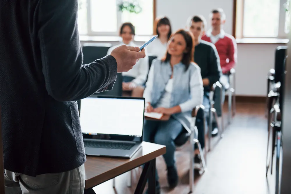 Students in an IELTS coaching class